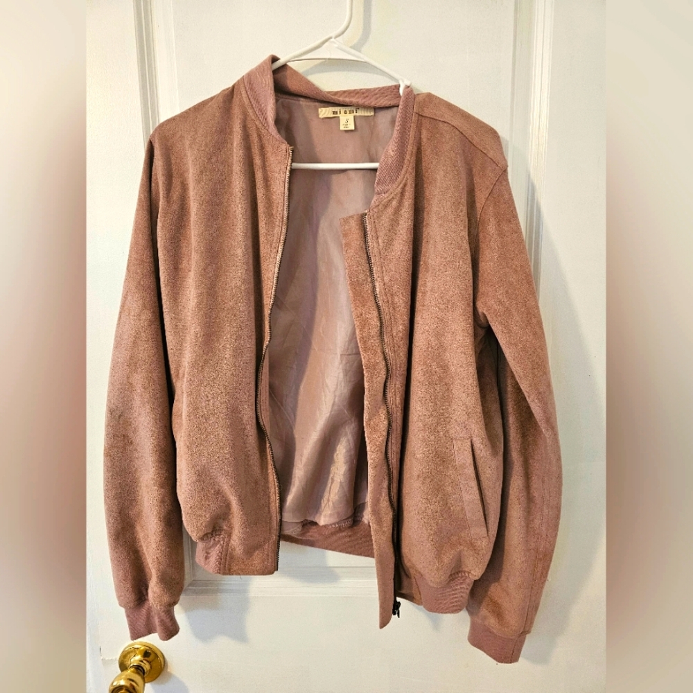 Francescas Suede Pink Jacket